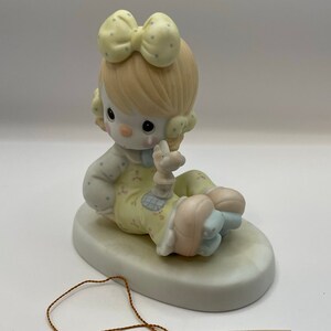 Precious Moments Vintage &quot;A Friend is Someone Who Cares&quot; Porcelain Figurine