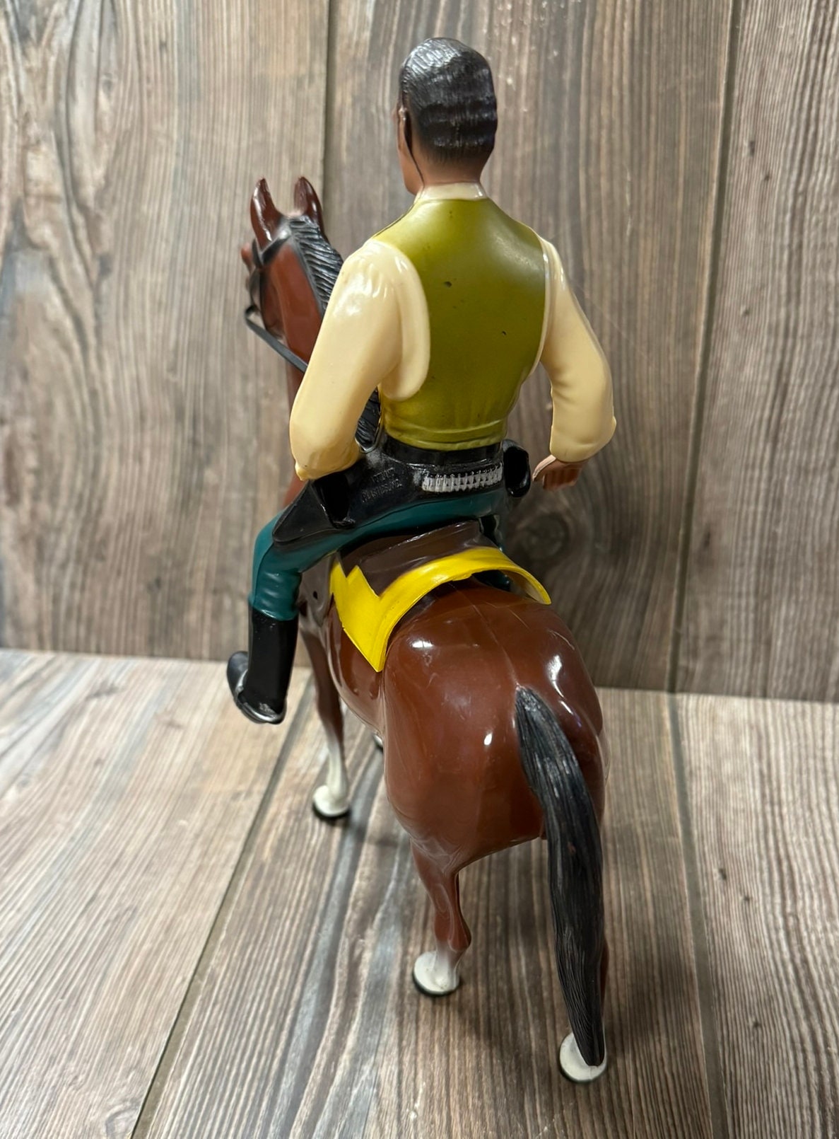 Vintage 1950's Hartland Toys Hugh O'brian as Wyatt Earp and Horse