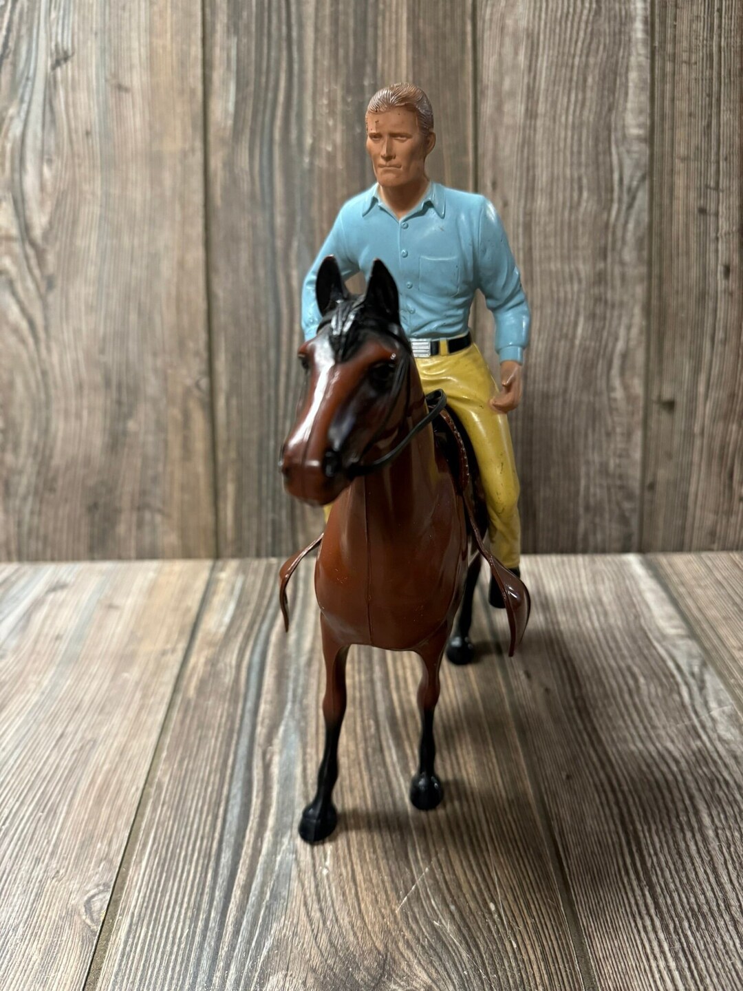 Vintage 1950's Hartland Toys Rifleman Lucas Mccain and Blue Boy the