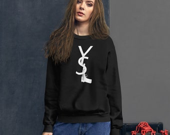 ysl sweatshirt etsy