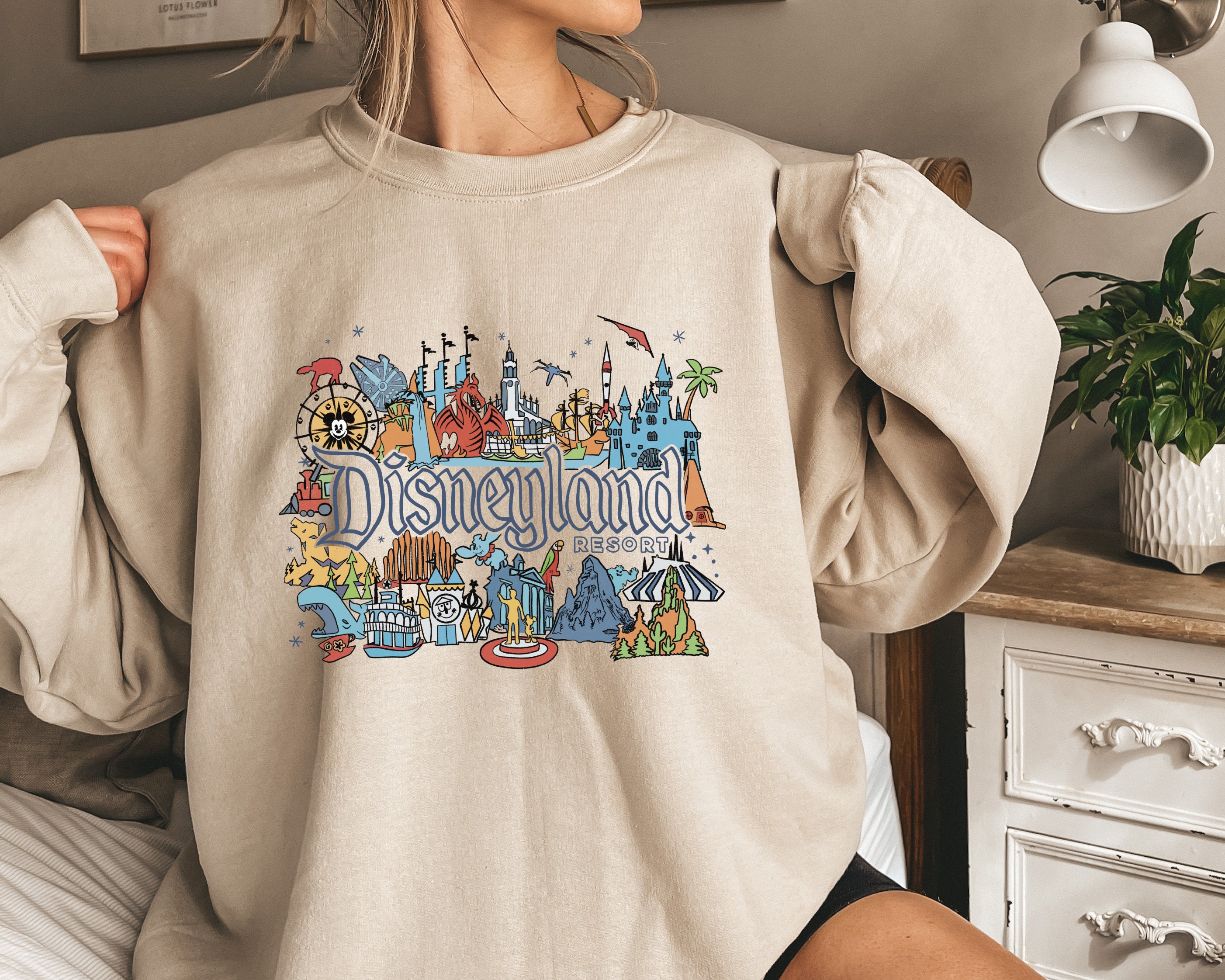 Disneyland Sweatshirt Disney World Hoodie Disney Trip Etsy