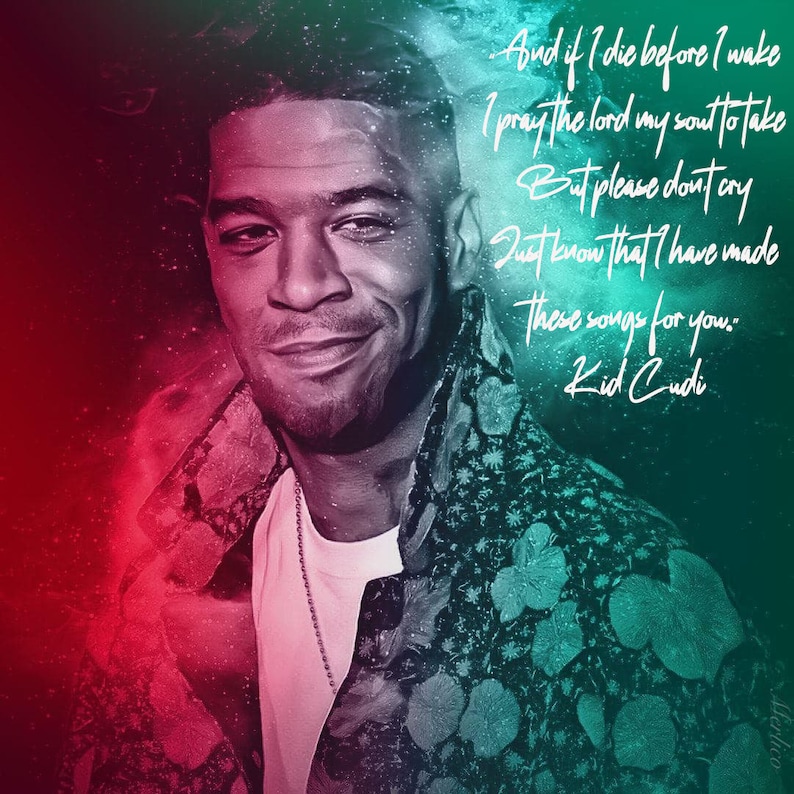 Kid Cudi PNG File Etsy