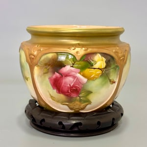 19th century Edwardian Royal Worcester porcelain planter or jardinière