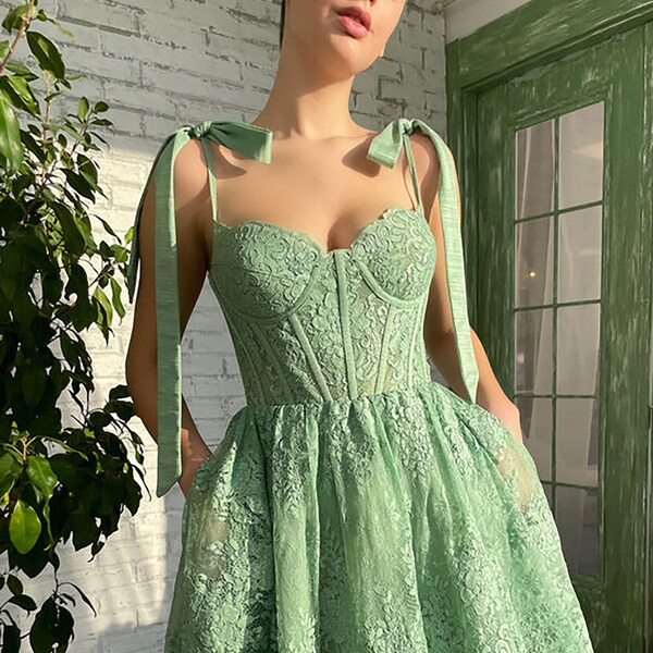 Mini Prom Dress Etsy