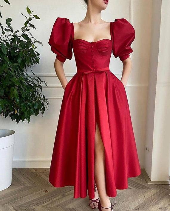 Elegant Red Prom Dress Fairyprincess 
