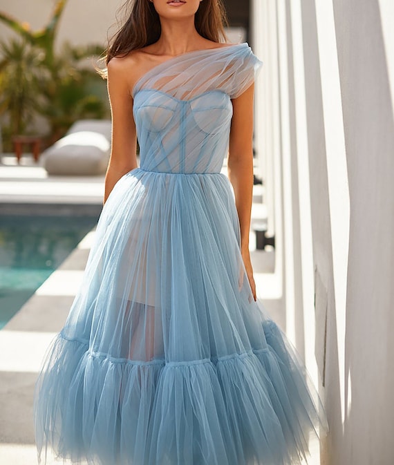 Princess Prom Dress Tulle Short 
