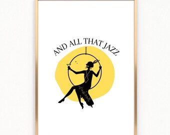 All That Jazz Poster Etsy