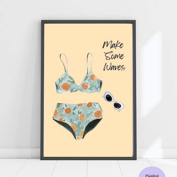 Swimsuit Printable Poster - Etsy