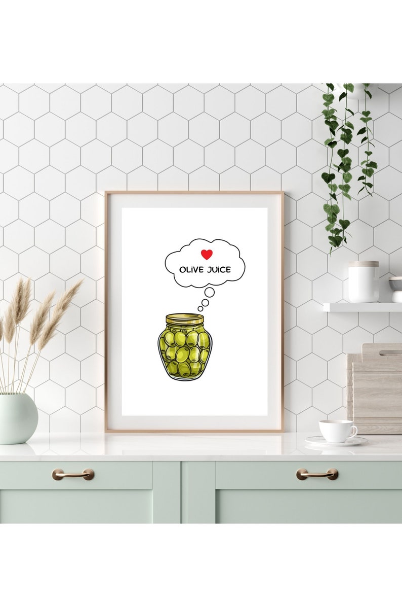Olive Juice Printable Wall Art, Cute Sayings Art Prints, Olive Juice I