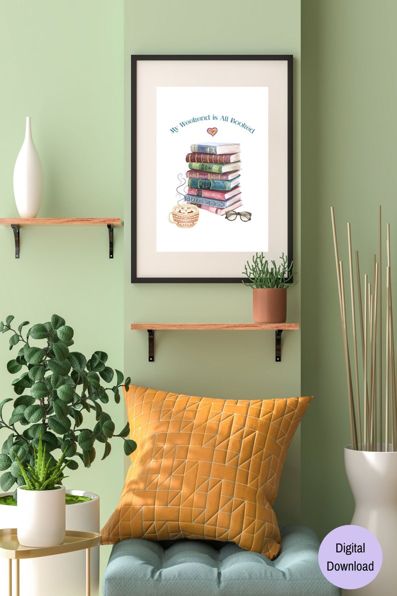 Books Art Print Book Quotes Printable Wall Art Book Nerd Poster Bookish ...