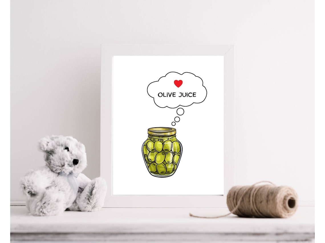 Olive Juice Printable Wall Art, Cute Sayings Art Prints, Olive Juice I