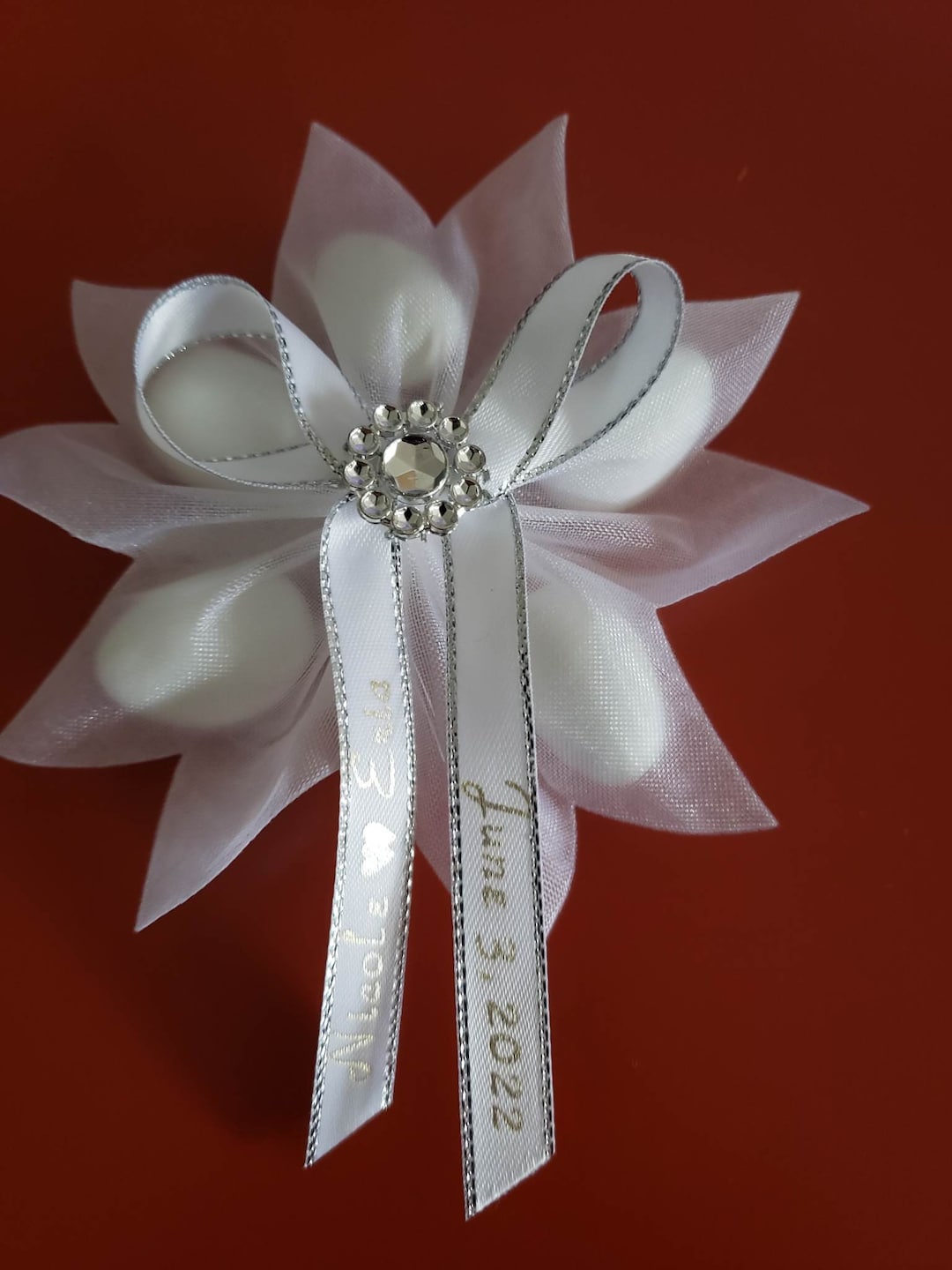 Confetti Flower Wedding Favors, Communion, Almond Favors, Bomboniere, Italian Favors, Jordan