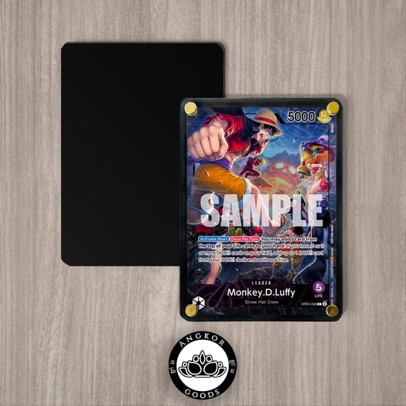 one piece card game display One Piece Blank Classic Acrylic Leader Display Case – OP TCG Tournament Card  Loader