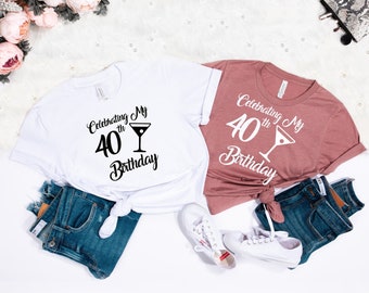 40th Birthday Tshirt - Etsy
