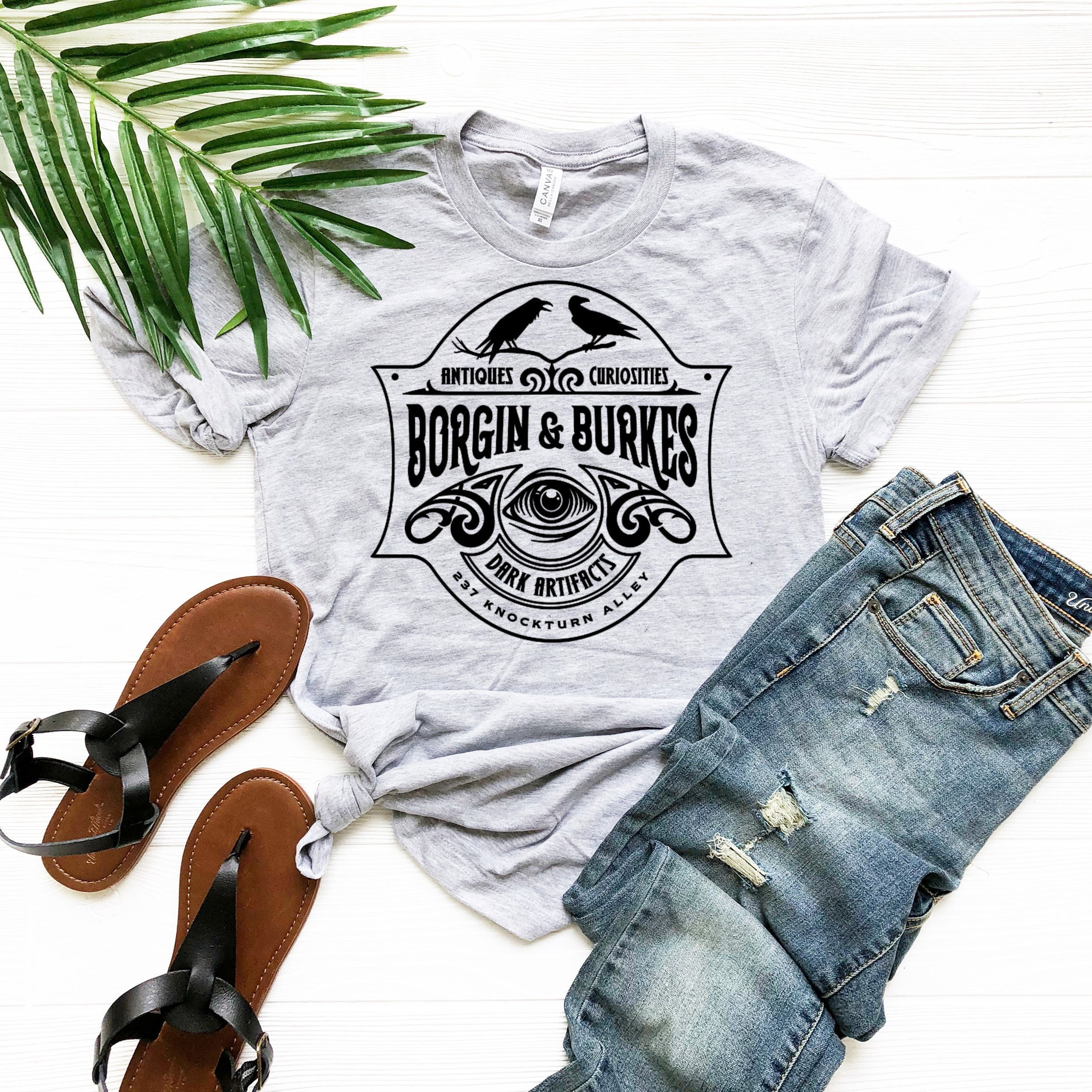 Borgin & Burkes T-shirt, Antiques, Curiosities, Dark Borgin & Burkes T-shirt, Antiques, Curiosities, Dark