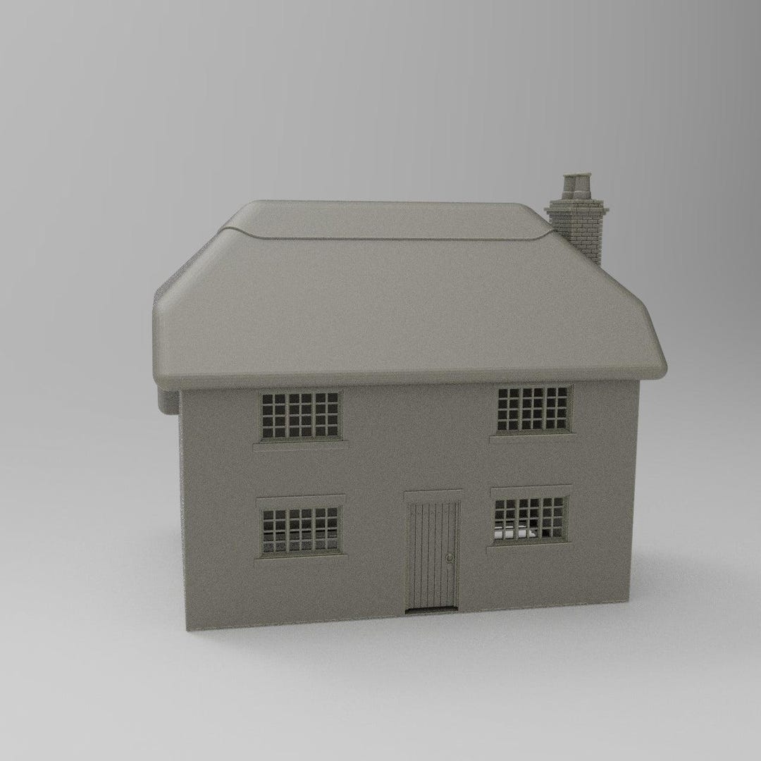 Scale Model Thatch SWH007 - Thatched Cottage N Scale - Etsy