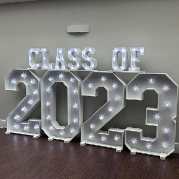 UK only - LED light up letters for hire