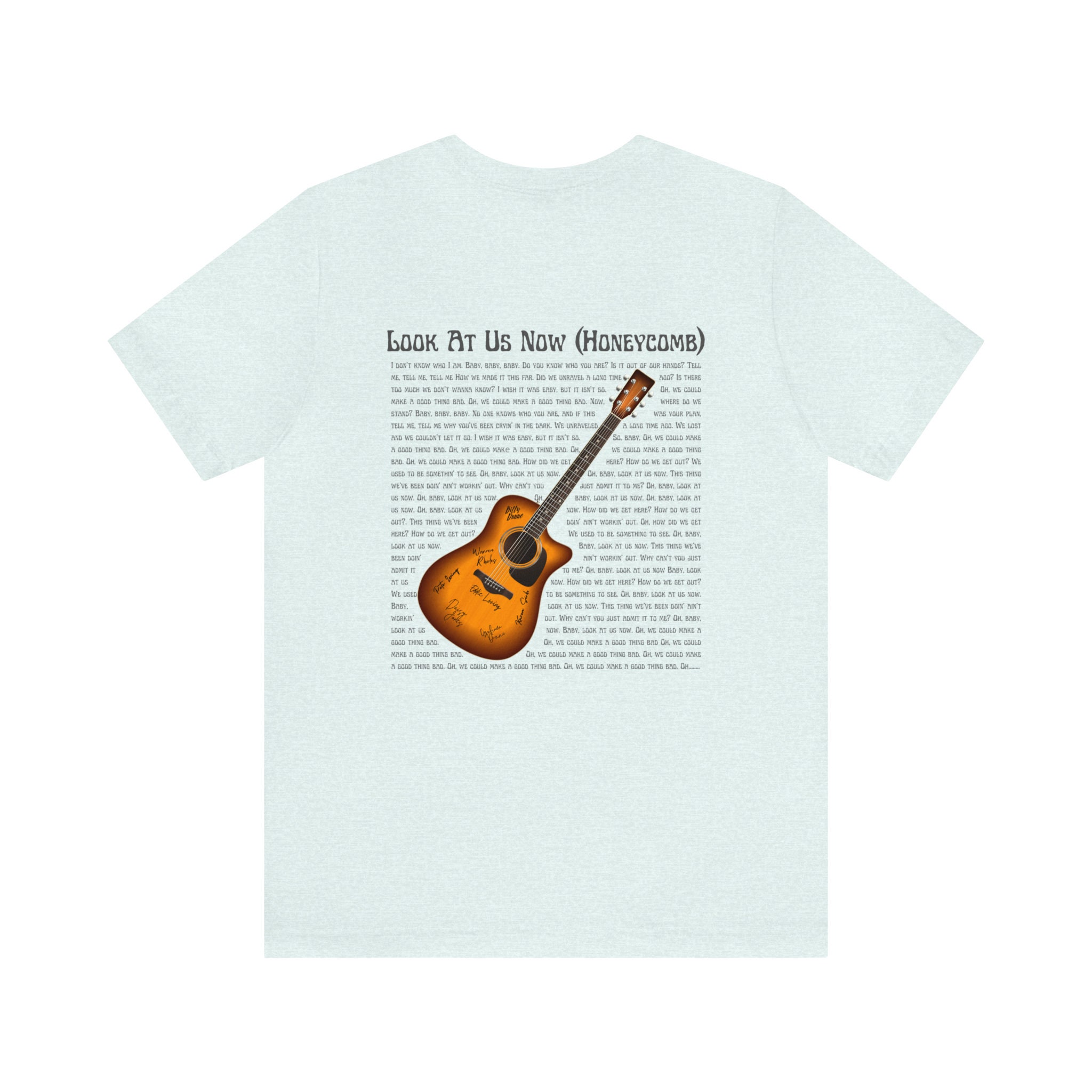 Daisy Jones & the Six Inspired Vintage Autographed Guitar Look at Us