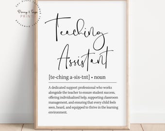 Lehrkraft Definition Druck, Abschlussfeier Geschenk für Lehrer, Lehrer Definition Wandkunst, Geschenk für Lehrer, Lehrer Wertschätzung Geschenk
