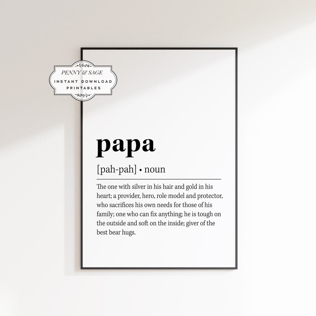 PAPA DEFINITION MEANING visual data 5