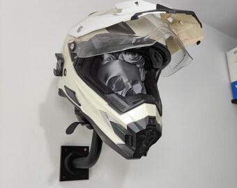 afx fx-95 model motorcycle helmet 3d print Pin-up style skull motorcycle helmet wall hanger, 3D printed, supports up  to 6kg