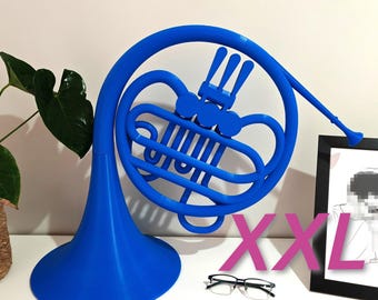 XXL Blue French Horn from the How I Met Your Mother series / HIMYM / proposal / original gift 3D print