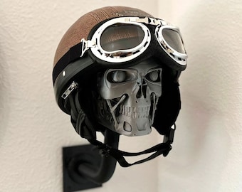 3D printed Terminator T-800 motorcycle helmet holder