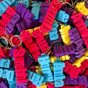 Keychain/Keyring 3D Printed Personalised Gifts for image 3