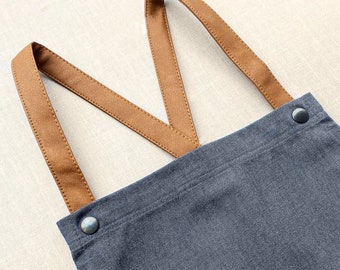 Crossback Denim Apron in different Colors | Aprons for Women | Aprons for Men | Handmade Apron | Cotton Apron | Apron for cooking