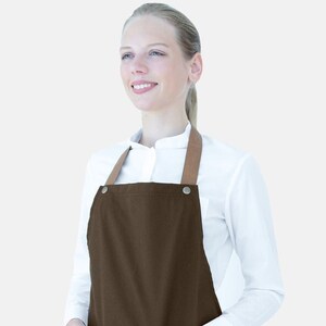 Latz-Schürze für die Küche, Garten und beim Grillen Küchenschürzen Schürze mit Taschen Handgefertigte Schürzen Latzschürze Schürzen zum Kochen Bild 5