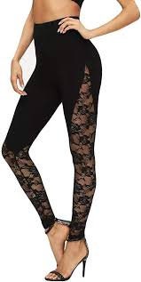 lace cut out leggings