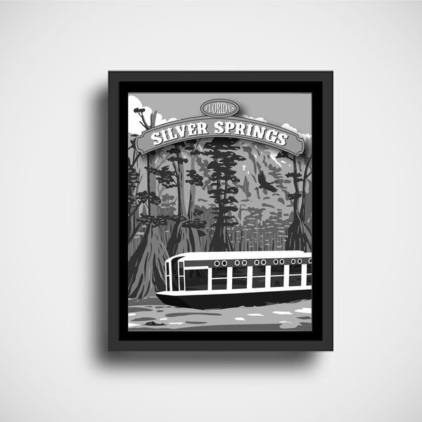 Silver Spring Poster Etsy