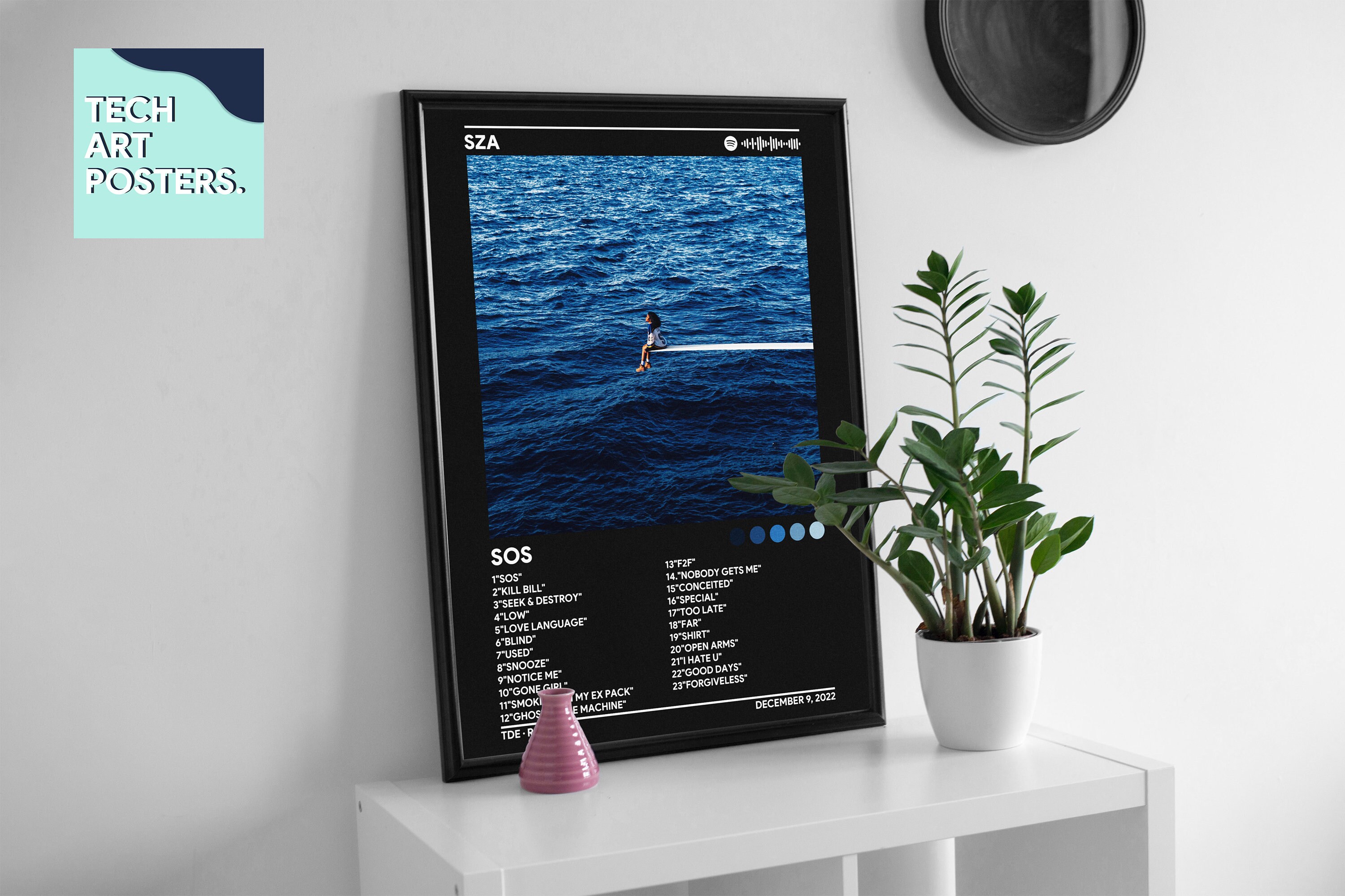 SZA - SOS Album Cover Poster sold by CarolinJones | SKU 40814799 | 30%