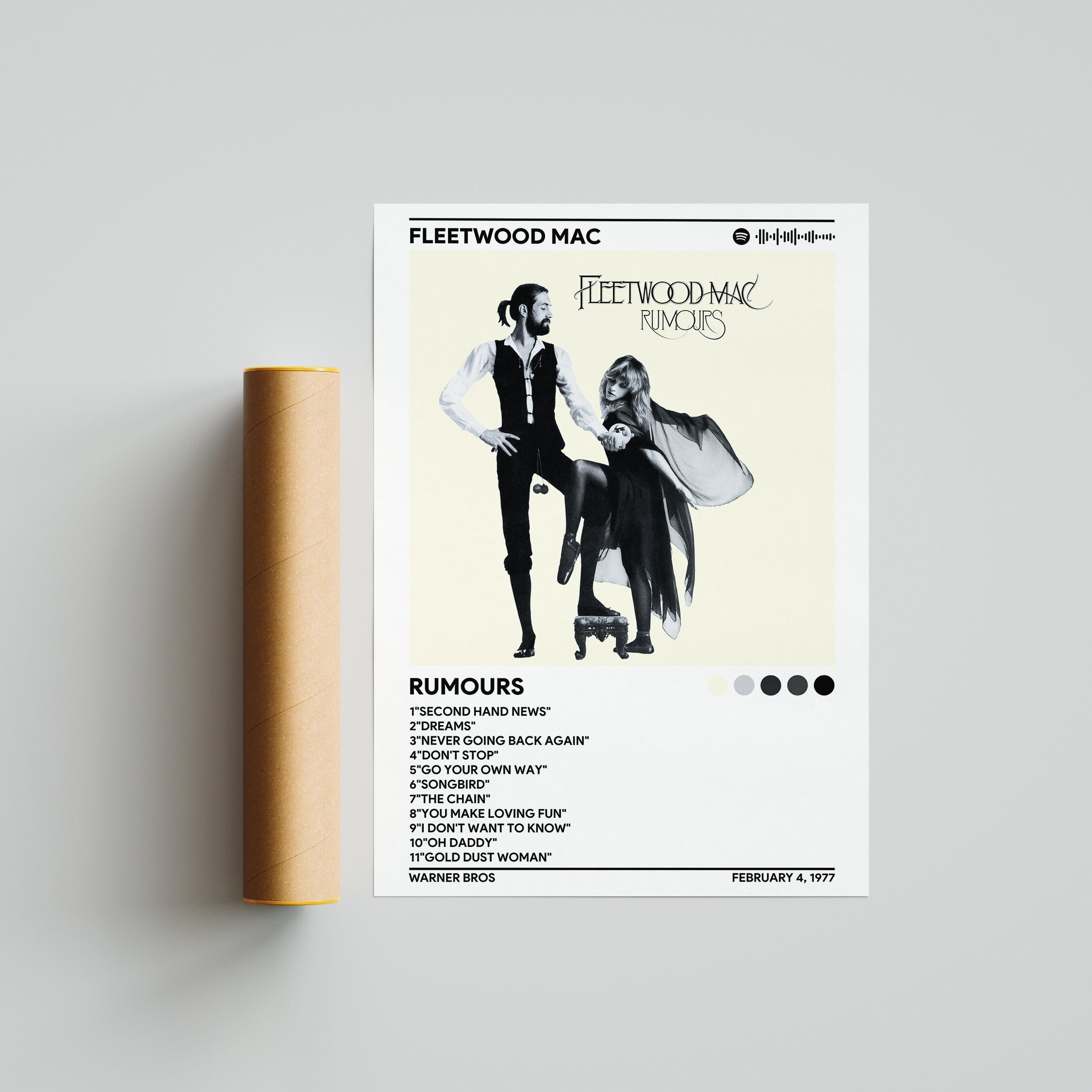 Discover Fleetwood Mac - Rumours Album Cover Poster