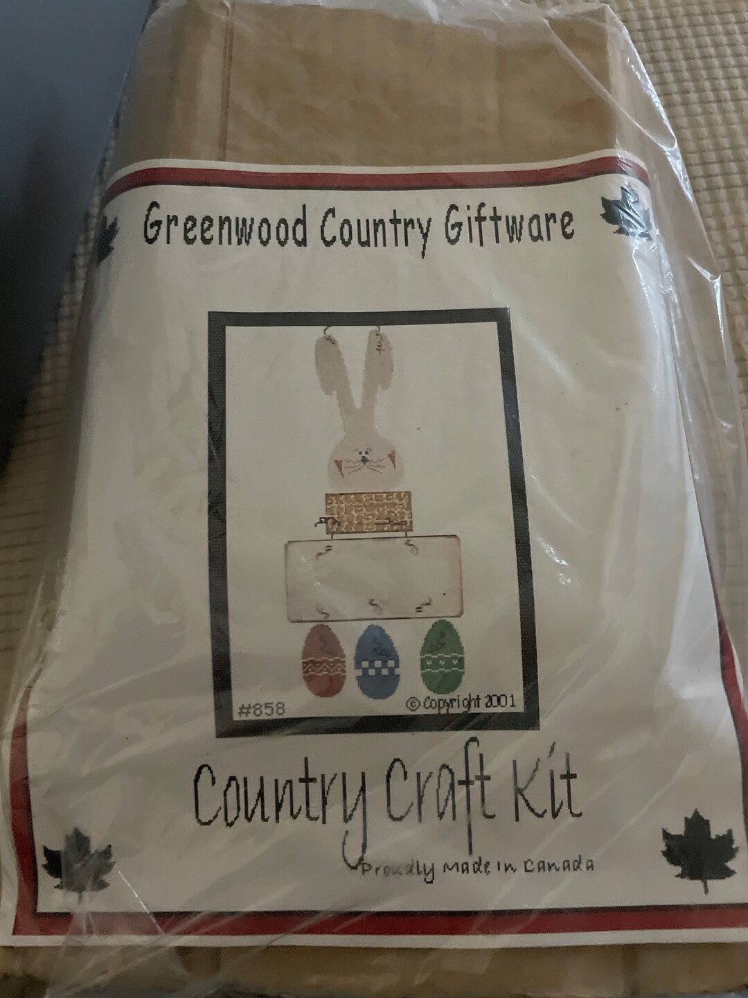 Country Rabbit Craft Bunny Country Craft Kit - Etsy
