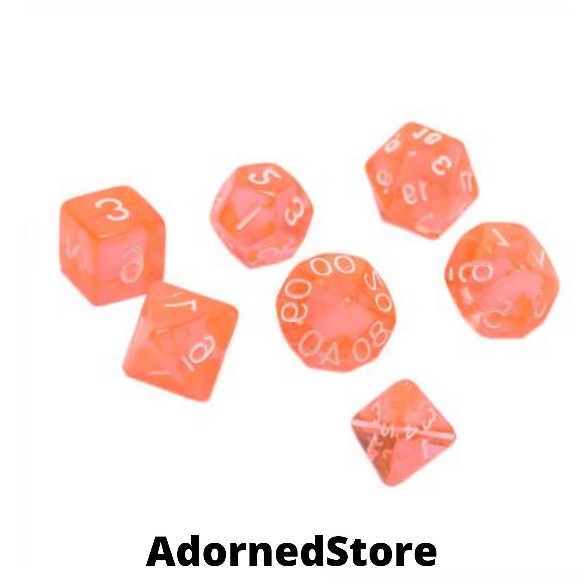 7pcs/Set Digital dice Game Polyhedral Multi Sided Acr Eh 7pcs/Set Digital dice Game Polyhedral Multi Sided Acr Eh