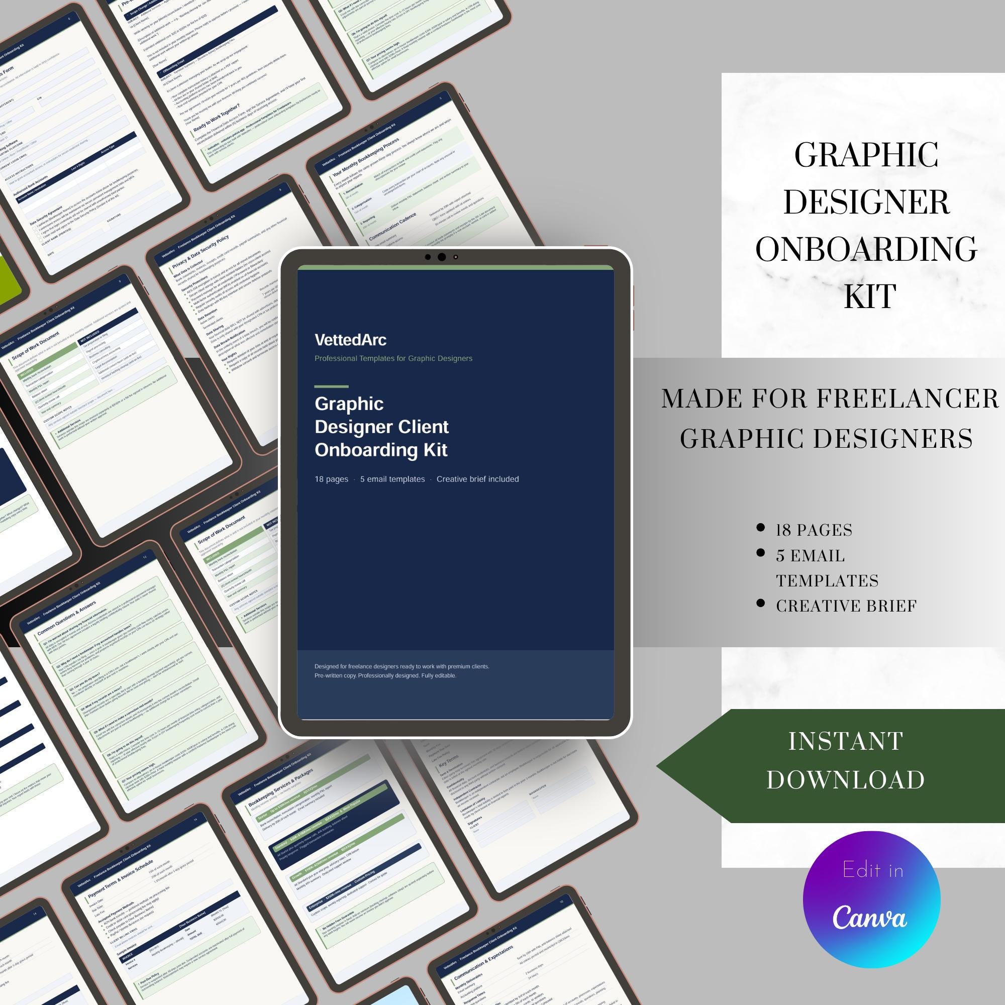 Designer Business Starter Kit: Client Onboarding Templates | Portfolio ...