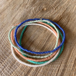 The Coastal Stack (5 bracelets de perles de rocaille)