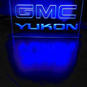GMC Yukon LED Neon Sign Size 8x12