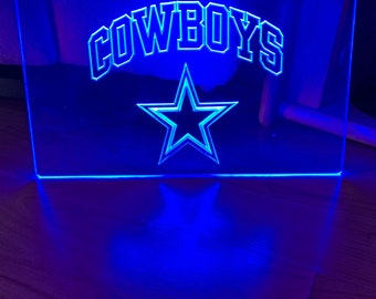 Dallas Cowboys LED Neon Sign Size 8x12