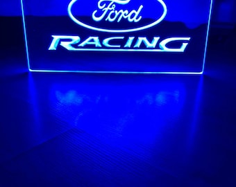 Ford Racing LED Neon Sign Size 8x12