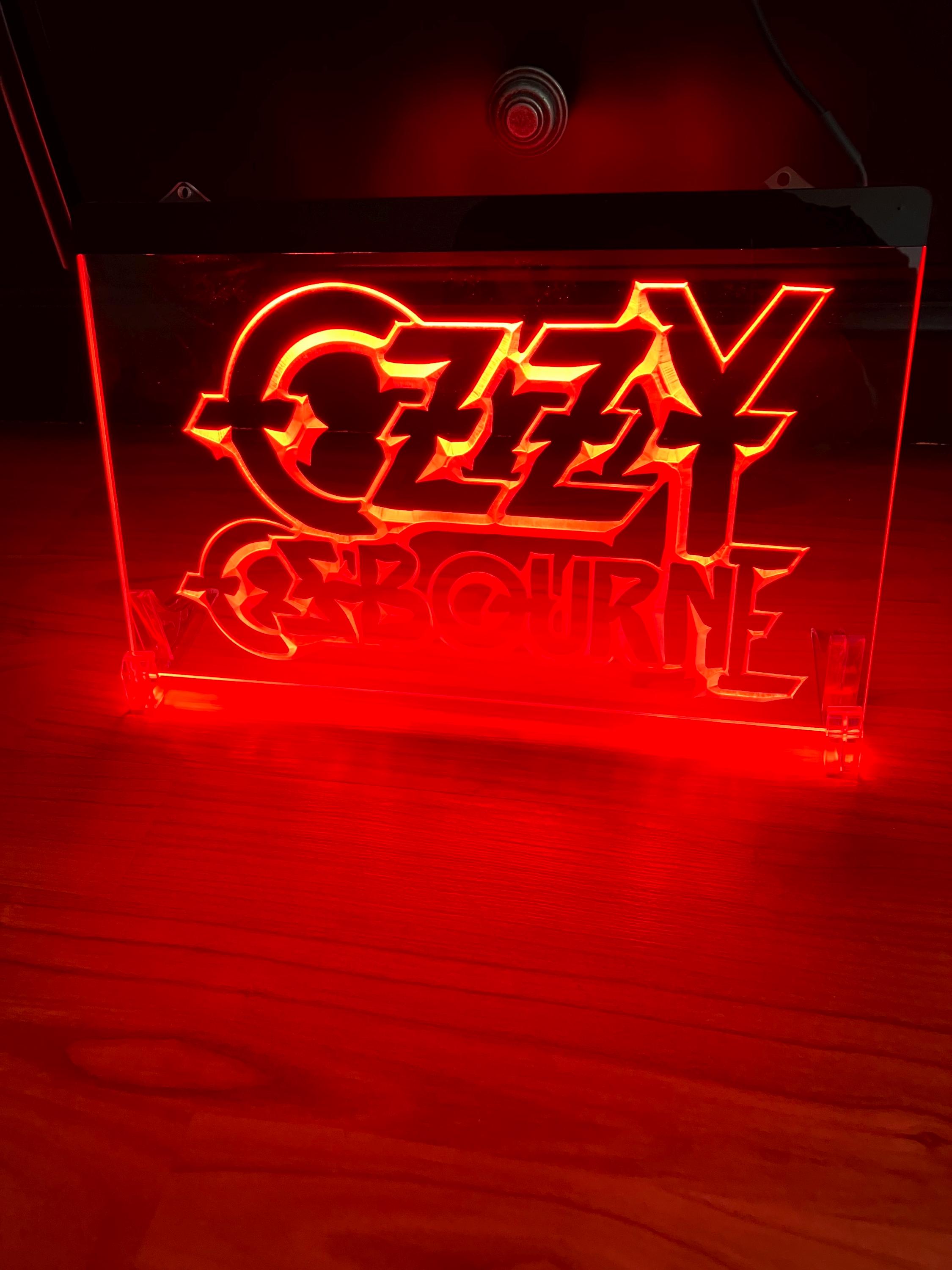 Ozzy Osbourne LED Neon Sign Size 8x12 - Etsy