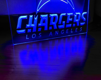 Los Angeles Chargers LED Neon Sign Size 8x12