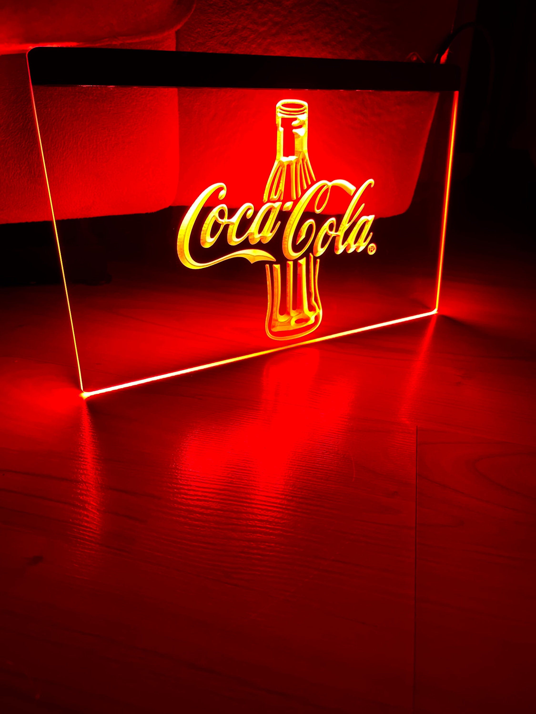 Coca Cola LED Neon Red Sign Size 8x12 - Etsy UK