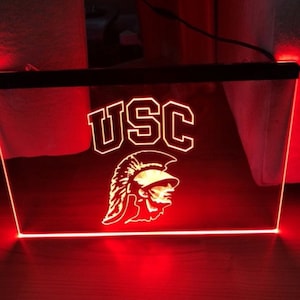 USC Trojans LED Neon Sign Size 8x12