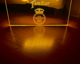 Corona Familiar LED Neon Sign Size 8x12