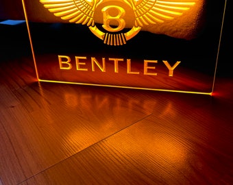 Bentley LED Neon Sign Size 8x12