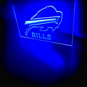 Buffalo Bills LED Neon Sign Size 8x12