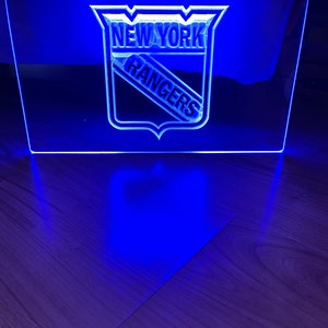 New York Rangers LED Neon Sign Size 8x12