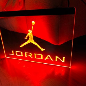 Jordan LED Neon Sign Size 8x12